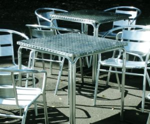 empty-aluminum-tables-and-chairs